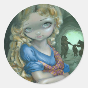 "Portrait of Goldilocks" Stickers