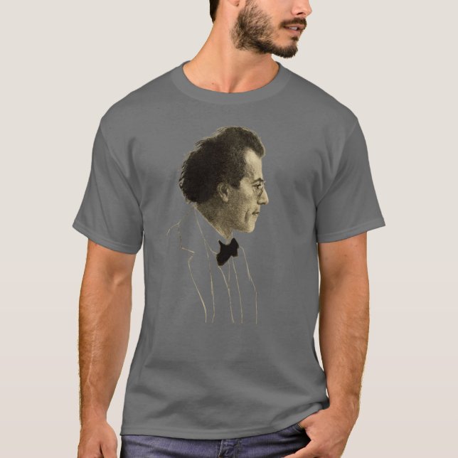 Portrait of Gustav Mahler (1902) T-Shirt (Vorderseite)