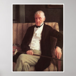 Portrait of Hilaire de Gas, 1857 Edgar Degas Poster
