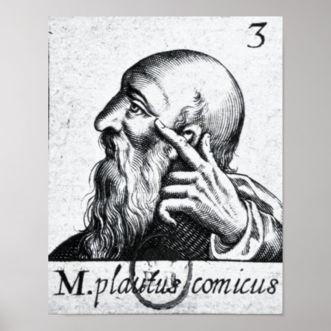 Portrait of Horace portrait of Scipio Poster (Vorne)