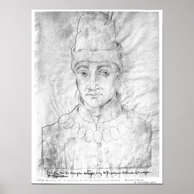 Portrait of Humphrey of England Poster (Vorne)