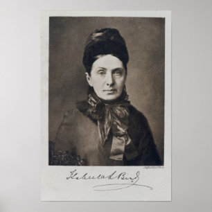 Portrait of Isabella Bird Bishop Poster