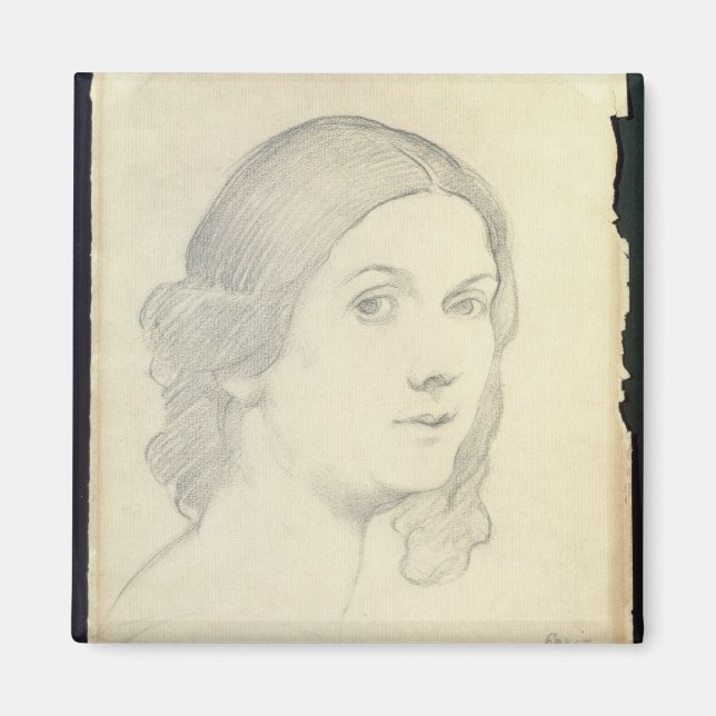 Portrait of Isadora Duncan , 1908 Magnet (Vorne)