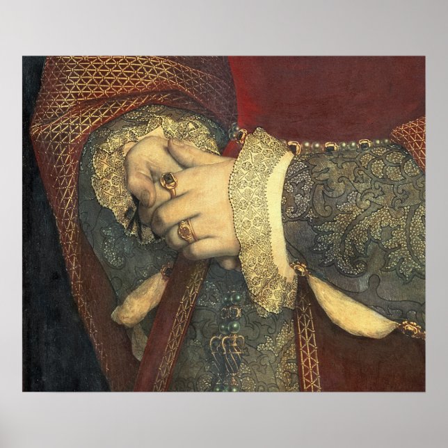 Portrait of Jane Seymour, 1536 Poster (Vorne)