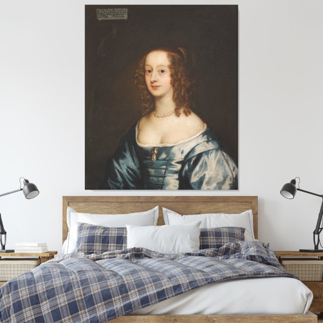  Portrait of Lady Diana Grey, Countess Leinwanddruck (Insitu (Schlafzimmer))