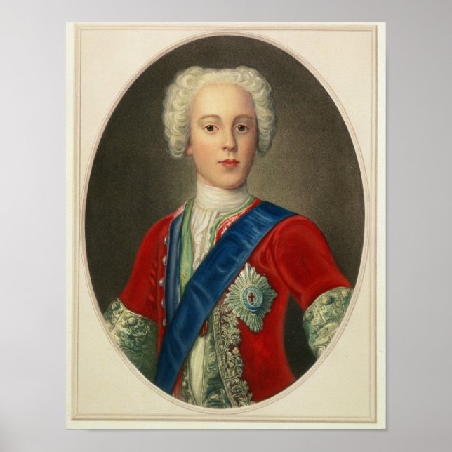 Portrait of Prince Charles Edward Poster (Vorne)