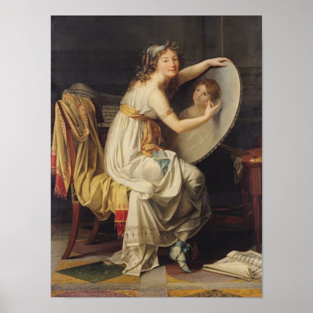 Portrait of Rose Adelaide Ducreux Poster (Vorne)