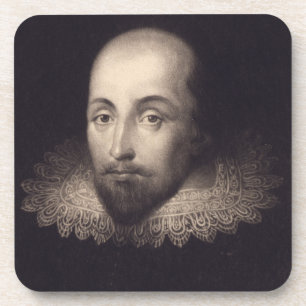 "Portrait of Shakespeare" Kork Untersetzer