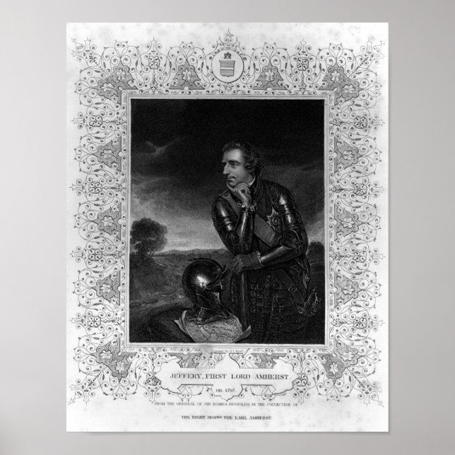 Portrait of Sir Jeffrey Amherst Poster (Vorne)