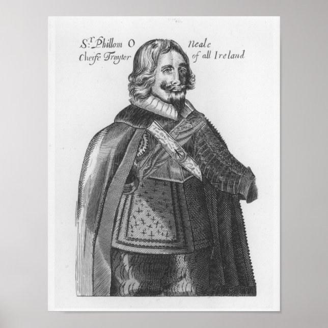 Portrait of Sir Phillom O'Neale Poster (Vorne)