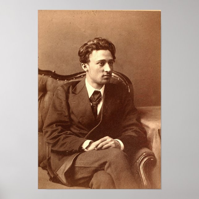 Portrait of the author poster (Vorne)