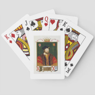 Portrait of Thomas Fitzgerald (1513-37) Lord Offal Spielkarten