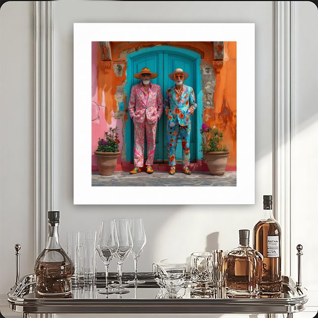 Portrait of Two Flamboyant Gents Poster (Von Creator hochgeladen)