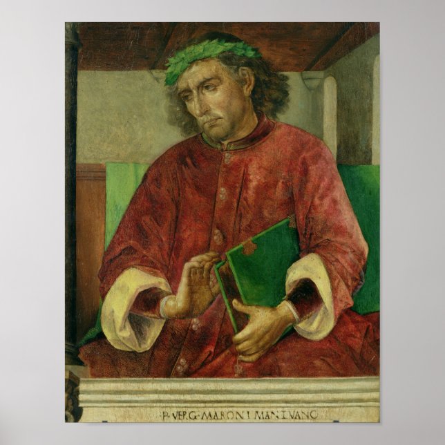Portrait of Virgil, c.1475 Poster (Vorne)
