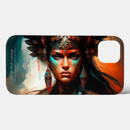 Portrait Oil Watercolor, Princess of New World War Case-Mate iPhone Hülle