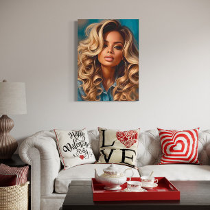 Portrait Painting Leinwanddruck
