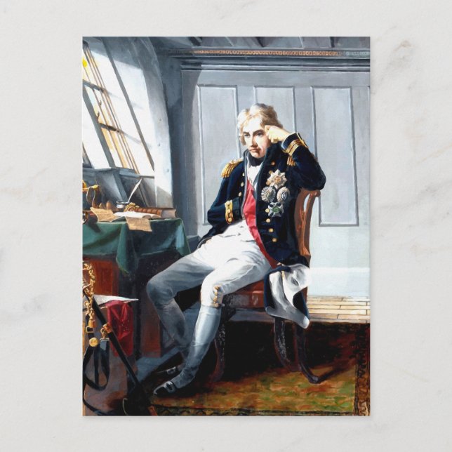 Portrait Painting Lord Nelson Postkarte (Vorderseite)