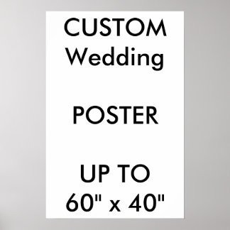 Portrait personnalisé 16" x 24" Poster MATTE