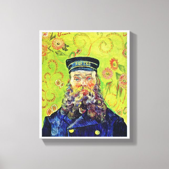 Portrait Postman Joseph Roulin Vincent van Gogh Leinwanddruck (Vorderseite)