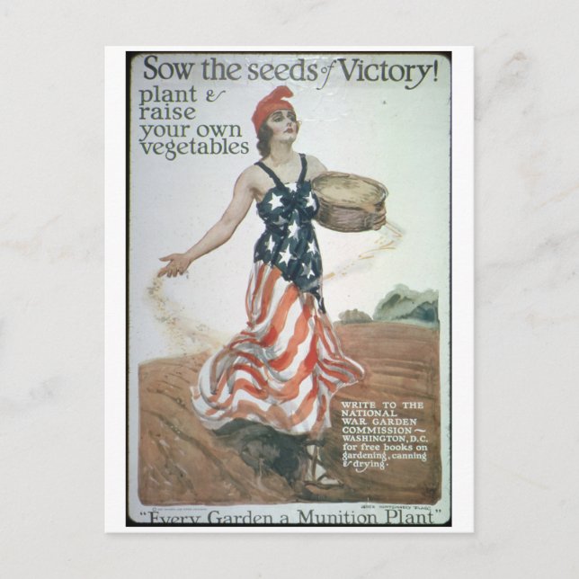 Portrait_Propaganda-Poster Postkarte (Vorderseite)