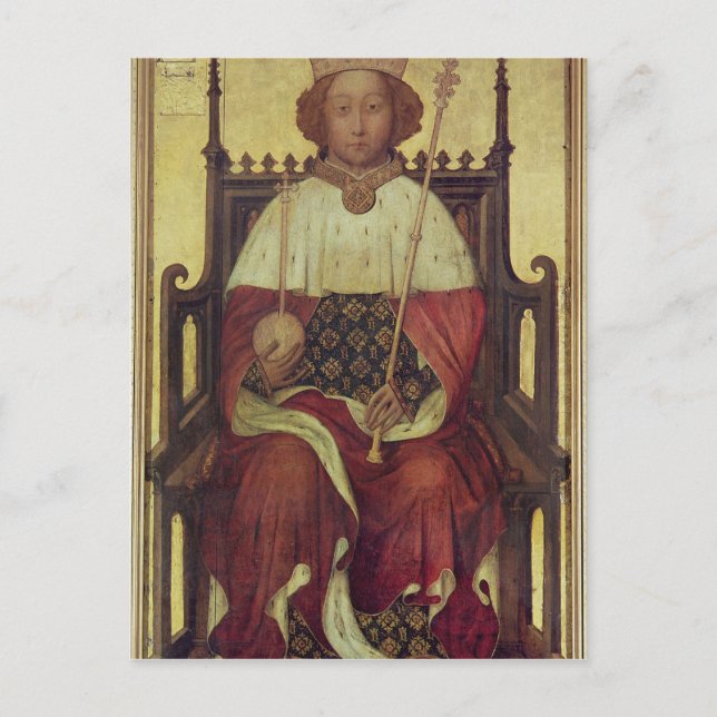 Portrait Richard II 'The Westminster Portrait' Postkarte (Vorderseite)