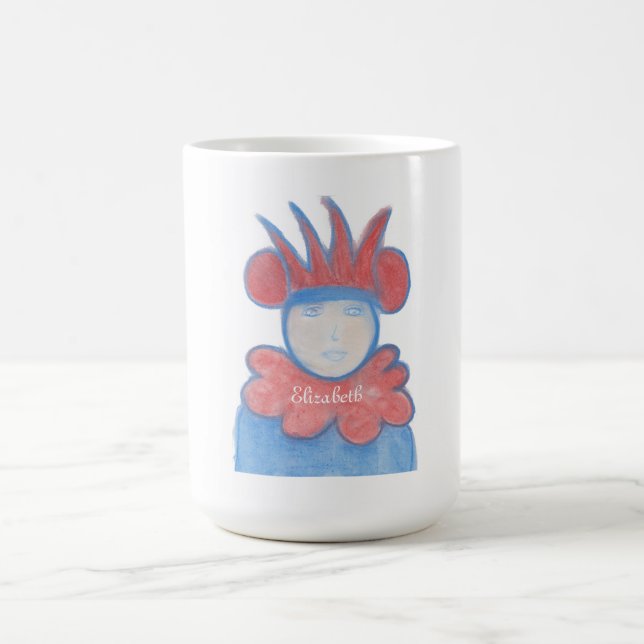 Portrait Royal Family Member Queen Kaffeetasse (Mittel)