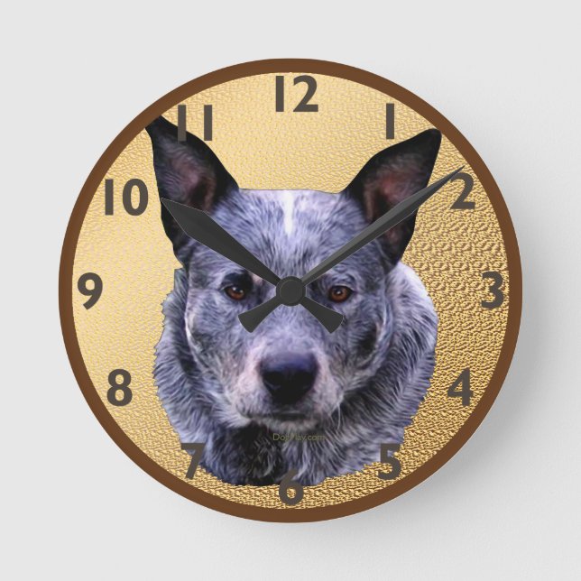 Portrait Runde Wanduhr (Vorderseite)