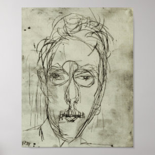 Portrait Schäffer   Albert Müller Poster