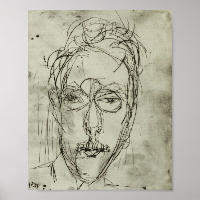 Portrait Schäffer | Albert Müller Poster (Vorne)