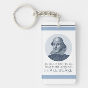 Portrait Shakespeare avec à être ou à ne pas ê