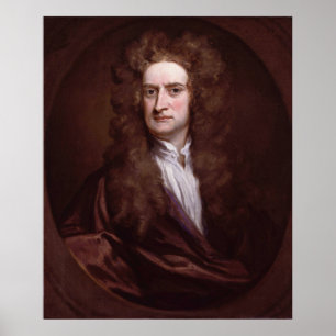 Portrait Sir Isaac Newton von Sir Godfrey Kneller Poster