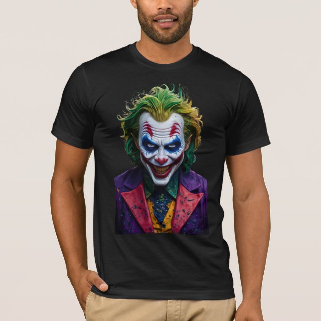 Portrait T - Shirt Design für dunkle und faszinier (Vorderseite)