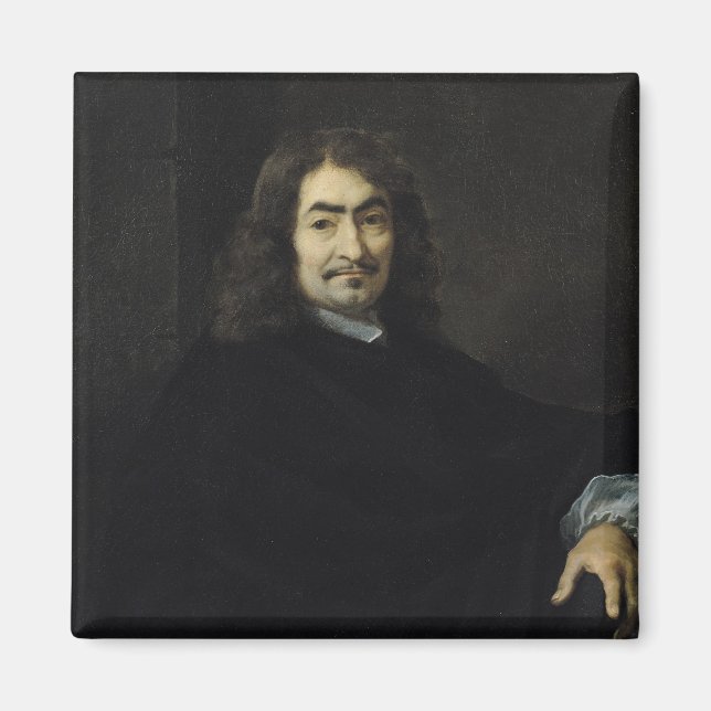 Portrait, vermutlich Rene Descartes Magnet (Vorne)