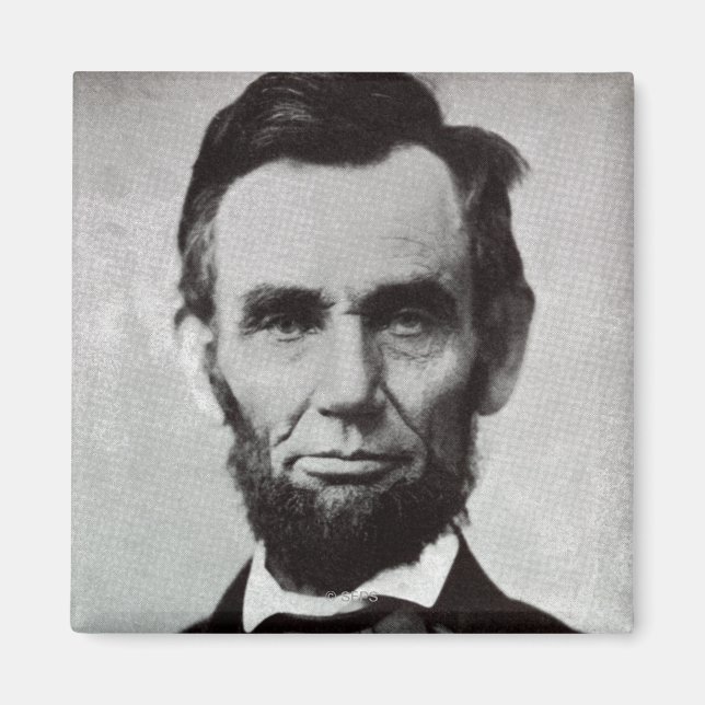Portrait von Abe Lincoln 2 Magnet (Vorne)
