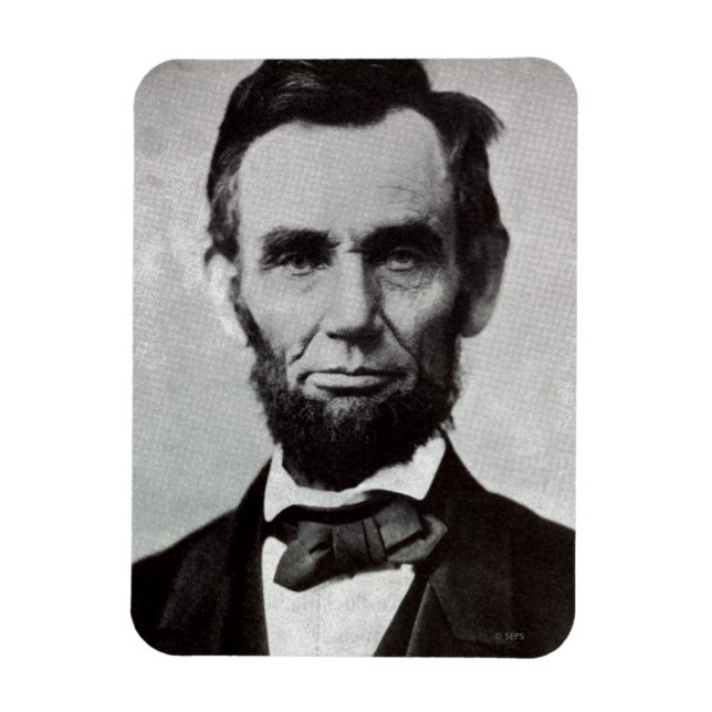 Portrait von Abe Lincoln 2 Magnet (Vertikal)