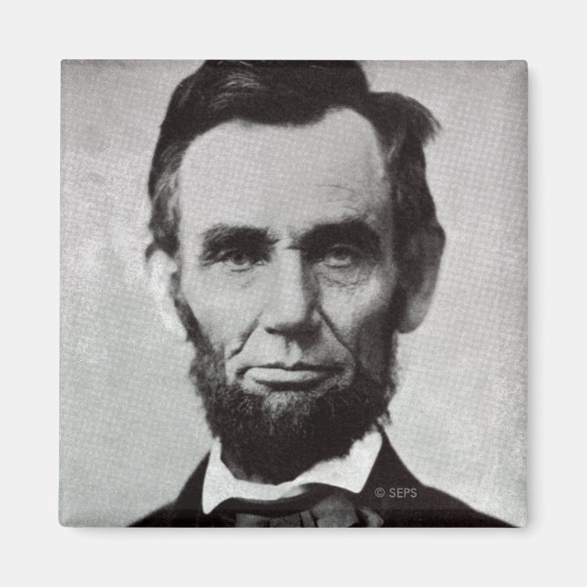 Portrait von Abe Lincoln 2 Magnet (Vorne)