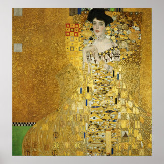 Portrait von Adele Bloch-Bauer I - Gustav Klimt Poster