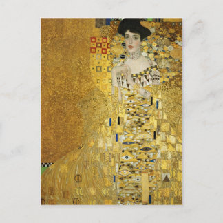 Portrait von Adele Bloch-Bauer I - Gustav Klimt Postkarte