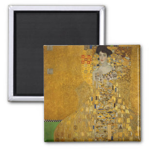 Portrait von Adele Bloch-Bauer I von Gustav Klimt Magnet
