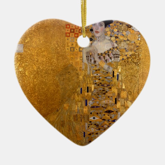 Portrait von Adele Bloch Bauer Keramik Ornament (Vorne)
