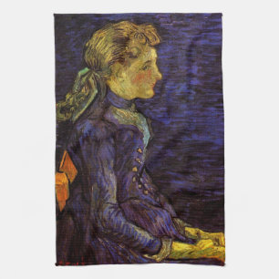 Portrait von Adeline Ravoux von Vincent van Gogh Geschirrtuch