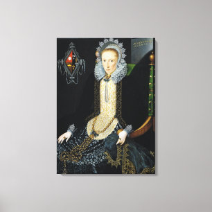 Portrait von Adriana van Nesse, 1611 Leinwanddruck