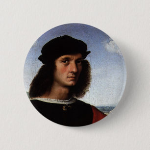 Portrait von Agnolo Doni von Raphael Sanzio Button