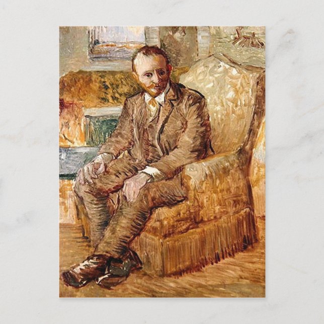 Portrait von Alexander Reid, Van Gogh Fine Art Postkarte (Vorderseite)