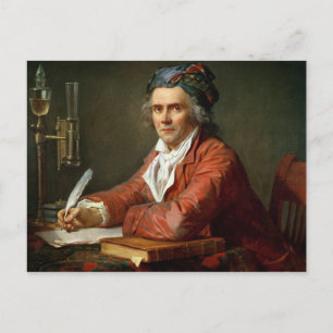 Portrait von Alphonse Leroy, 1783 Postkarte