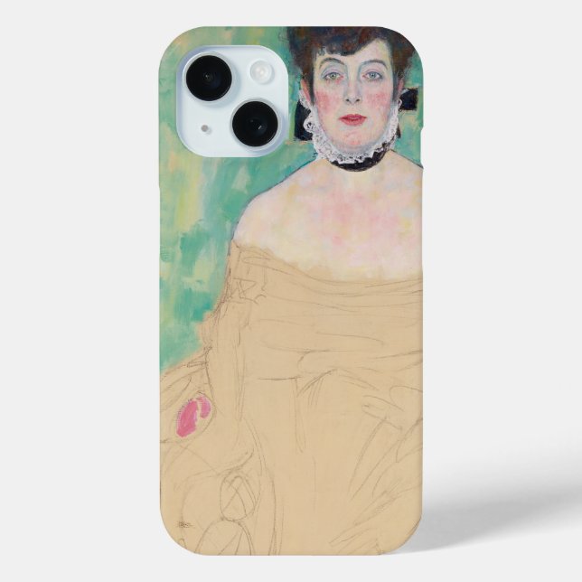 Portrait von Amalie Zuckerkandl von Gustav Klimt Case-Mate iPhone Hülle (Rückseite)