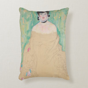 Portrait von Amalie Zuckerkandl von Gustav Klimt Dekokissen