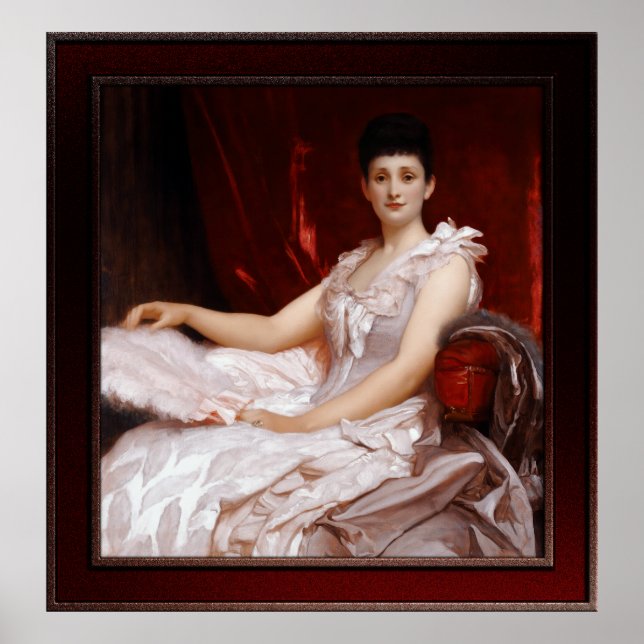 Portrait von Amy Augusta, Lady Coleridge Poster (Vorne)