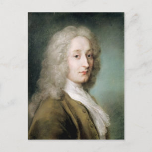 Portrait von Antoine Watteau Postkarte
