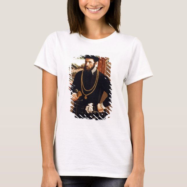 Portrait von Anton Rummel von Liechtenan T-Shirt (Vorderseite)